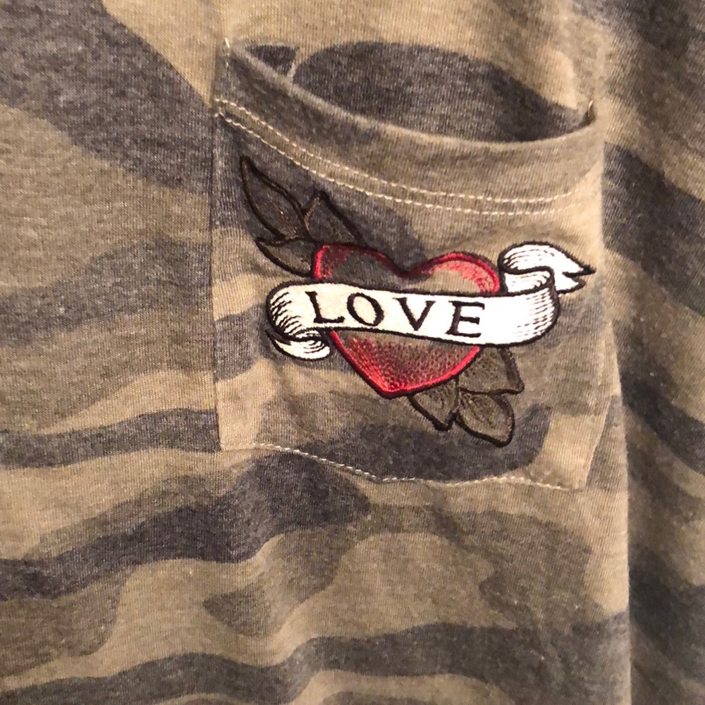 Torrid vintage wash camo Tee